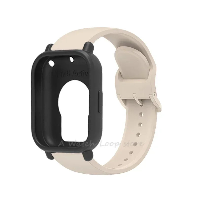 Silicone Case Strap Redmi Watch 5 Lite Active Repacement Bracelet