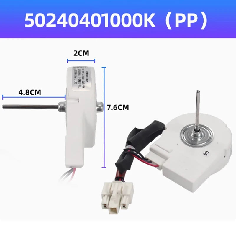 Good Work Motor Fan Refrigerator 50240401000k DC12V 4 5W Cooling Qme one size