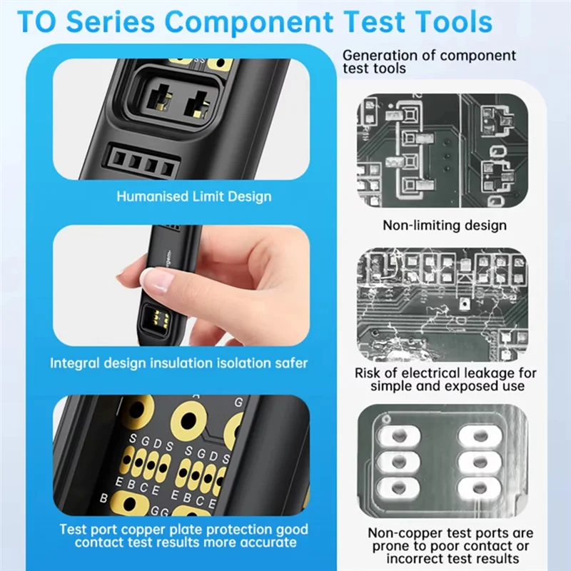 A02F-For Igbts, Thyristors Npn Transistors Online Detection Tool Electronic Maintenance Tester Qme