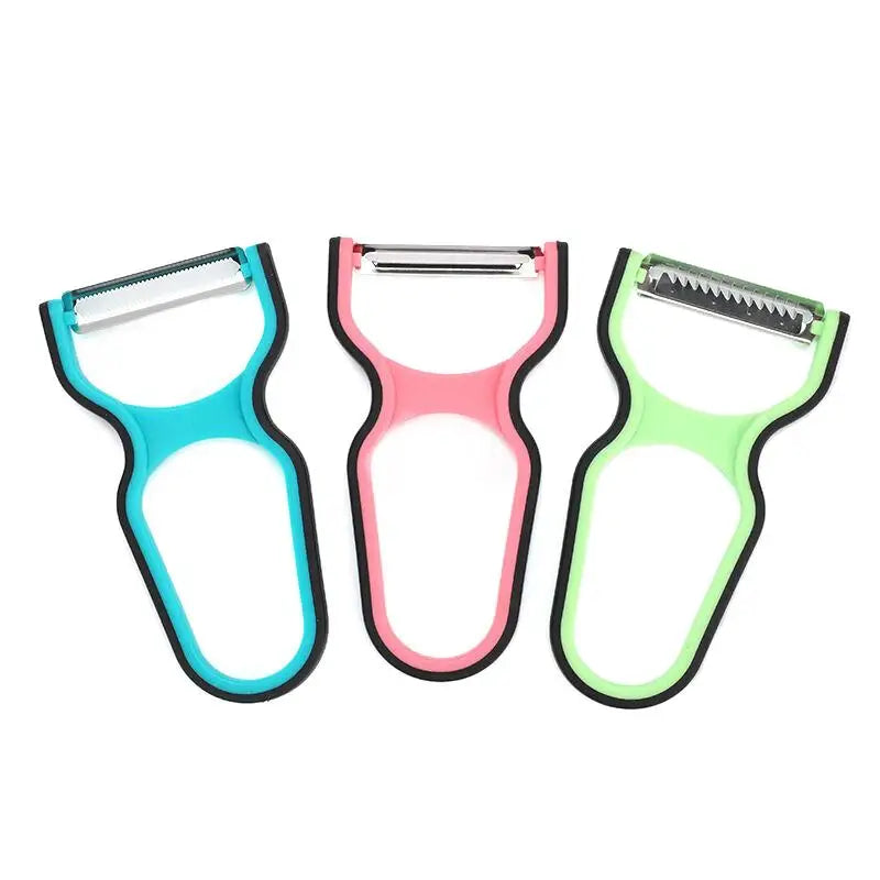 Stainless Steel Multi-function Potato Peeler Fruit Vegetable Chopper Qme StyleB