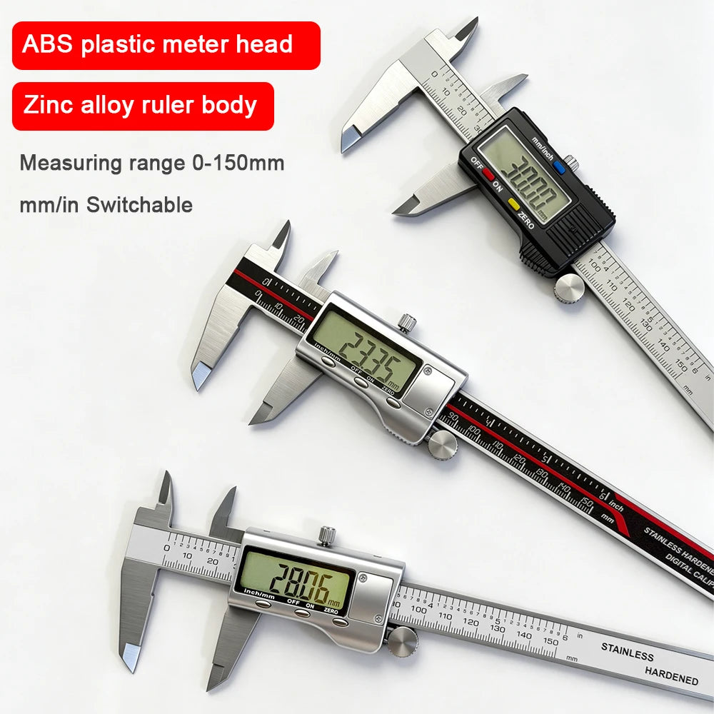 Metal Caliper Digital Pachometer Professional Vernier Caliber Qme
