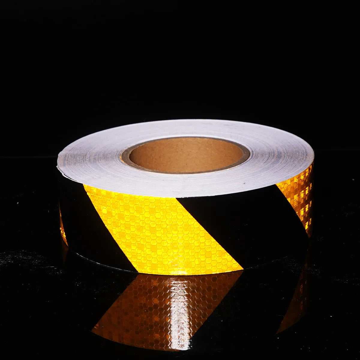 Yellow Twill Reflective Tapes Waterproof Adhesive Strips Hazard Reflector Warning Conspicuity Stickers Qme 5cm 10m