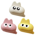 Plastic Clip Cartoon Toothbrush Portable Head Cover Dustproof Qme 3pcs