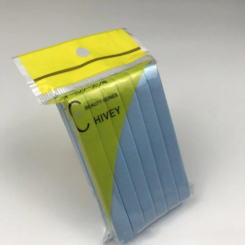 12/50PC Compressed Face Wash Wash Face Sponge Clean Face Disposable Powder Puff Face Cleansing Cotton Pad Cleansing Beauty Strip Qme Blue-12pcs