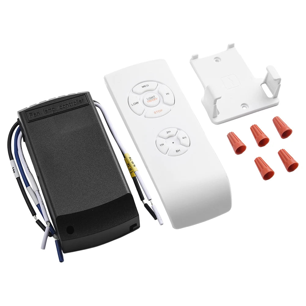 Ceiling Fan Lamp Light Remote Control Kit Light Dimmer Timing Wireless Receiver Remote Control Ceiling Fan Kit Qme
