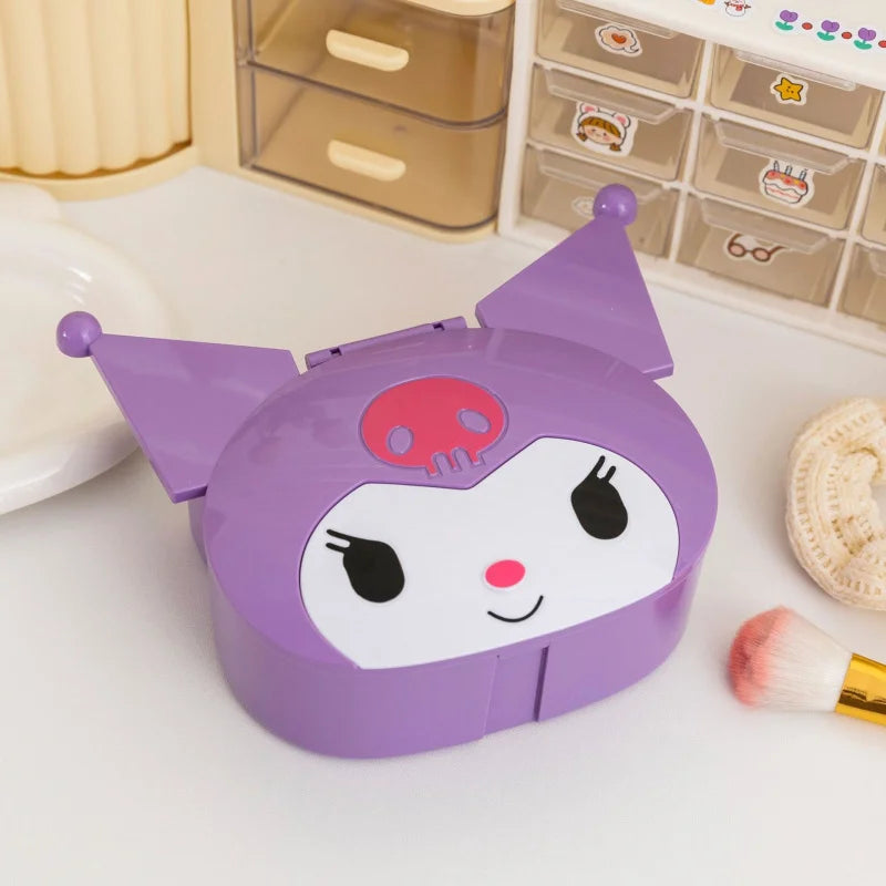 Hello Kitty Kuromi Jewelry Box Small Plastic Student Holiday Gifts Qme