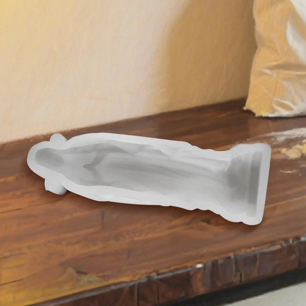 Silicone Candle Molds Soap Religious Decor Craft Supplies Mary Statue Qme