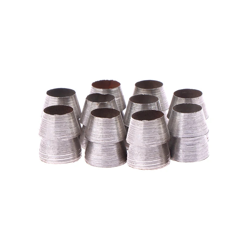 10pcs Safety Round Handle Wedges Steel Hammer Handle Splitting Wedge Set For Axe Claw Hammer Steel For Carpentry Maintenance Qme
