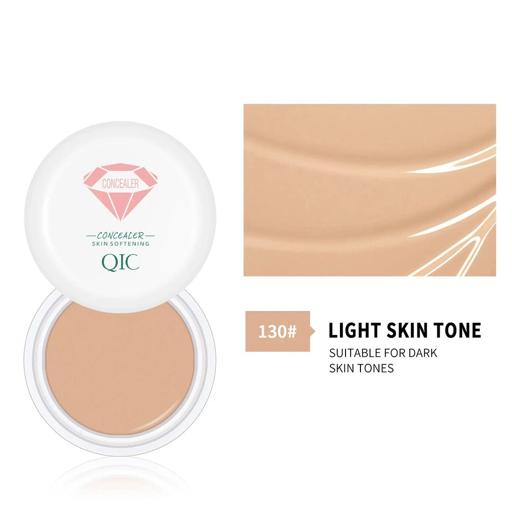 High Coverage Concealer Cover Anti Dark Circle Freckle Long-lasting Waterproof Foundation BB Cream for Face Makeup Base Cosmetic Qme Q513-130