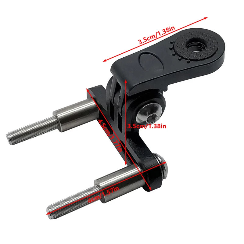 Bicycle Headlight Bracket Stem Mount Aluminum Alloy Cycling Front Qme