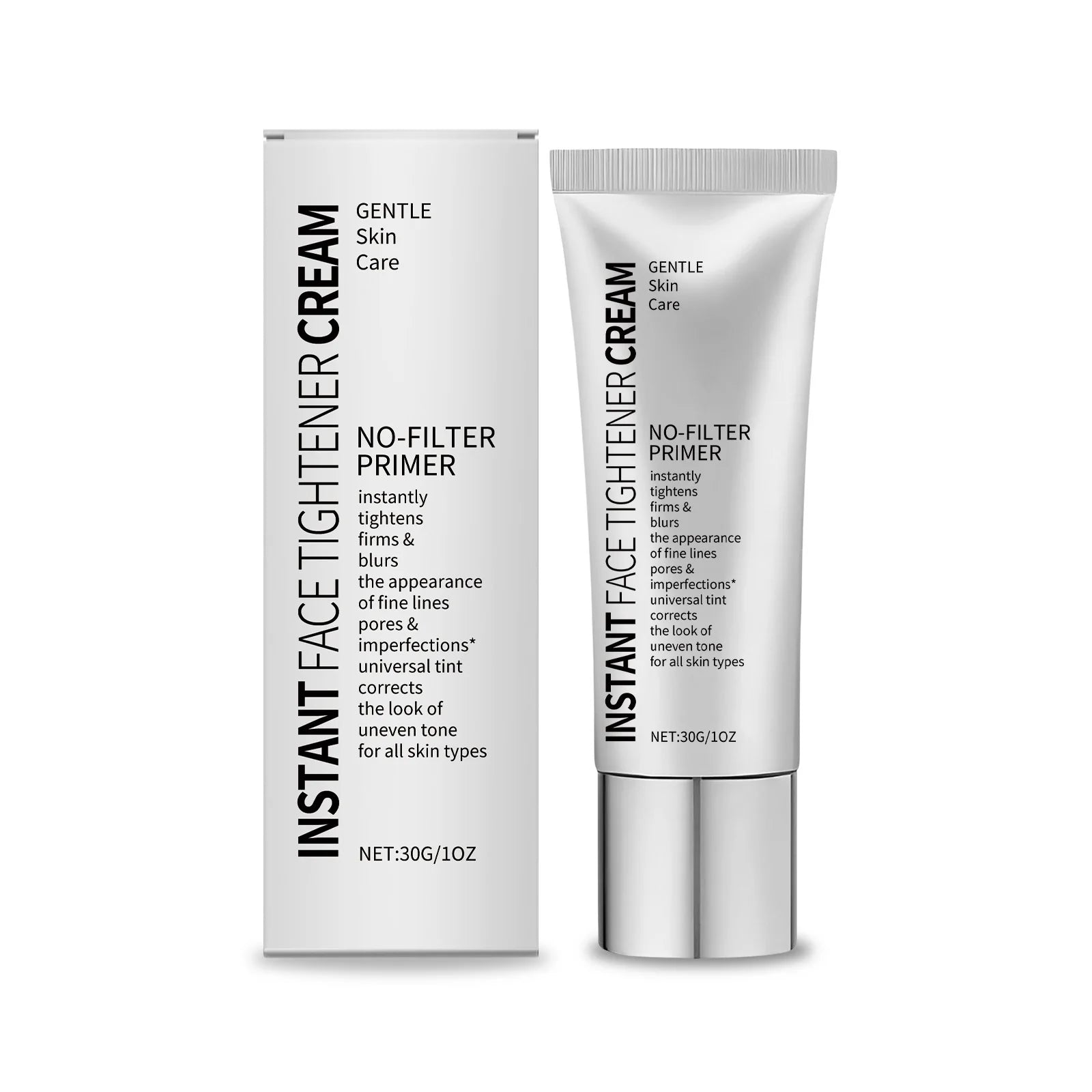 Face Tighten Cream Face Primer Moisturizer Pre-Makeup Isolation Hydrating Base Smoothing Fine Lines Firming Brightening Face Ski Qme 30g Boxed