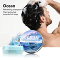 Ocean Shampoo Bar Refreshing Comfortable Summer Nourishing Hair Care Qme 60g
