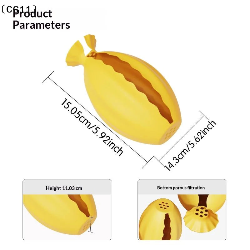 Fruit Juice Squeezer Silicone Hand Manual Convenient Orange Lemon Qme