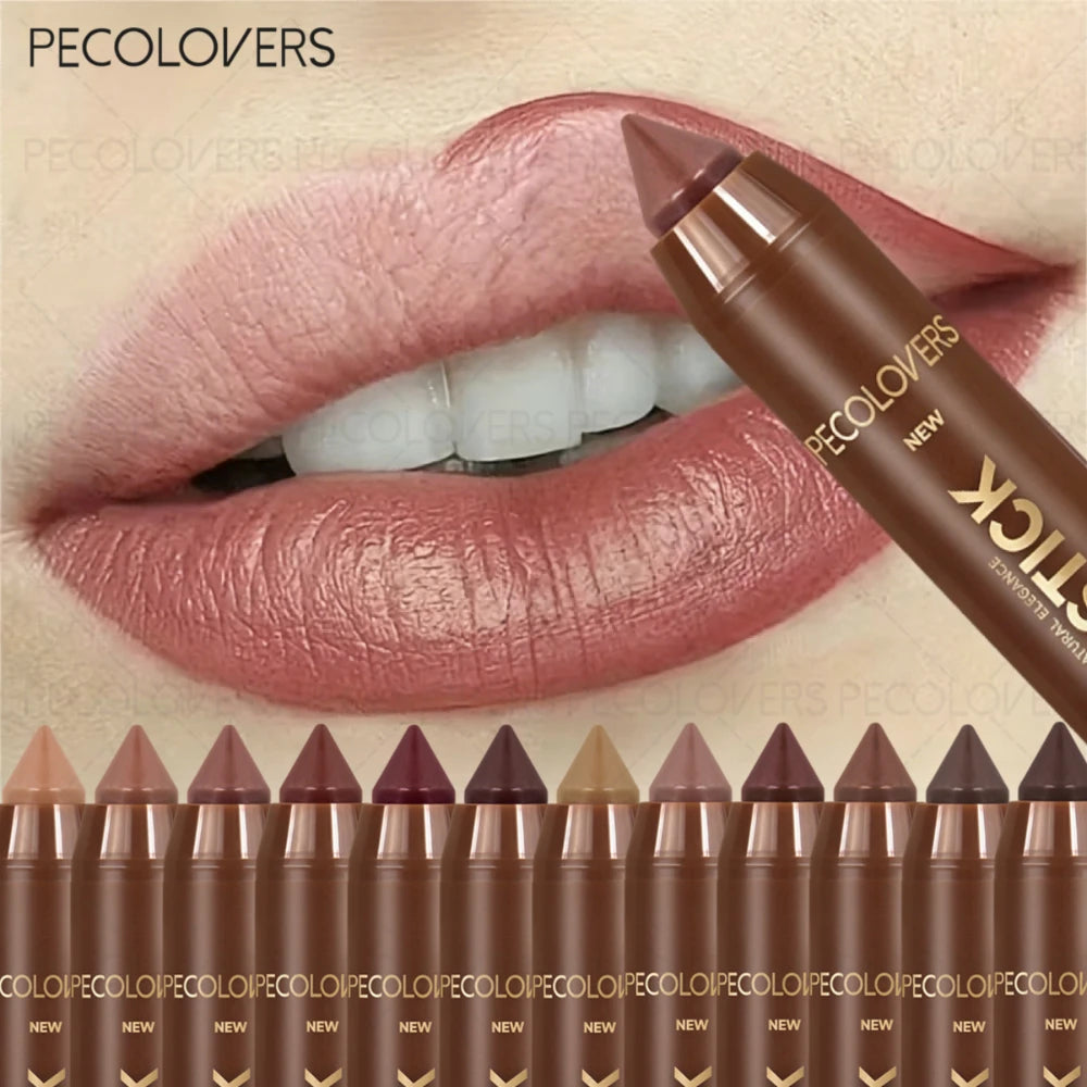 Elegance Matte Lip Liner Lipstick Pen Long-lasting Non-sticky Qme