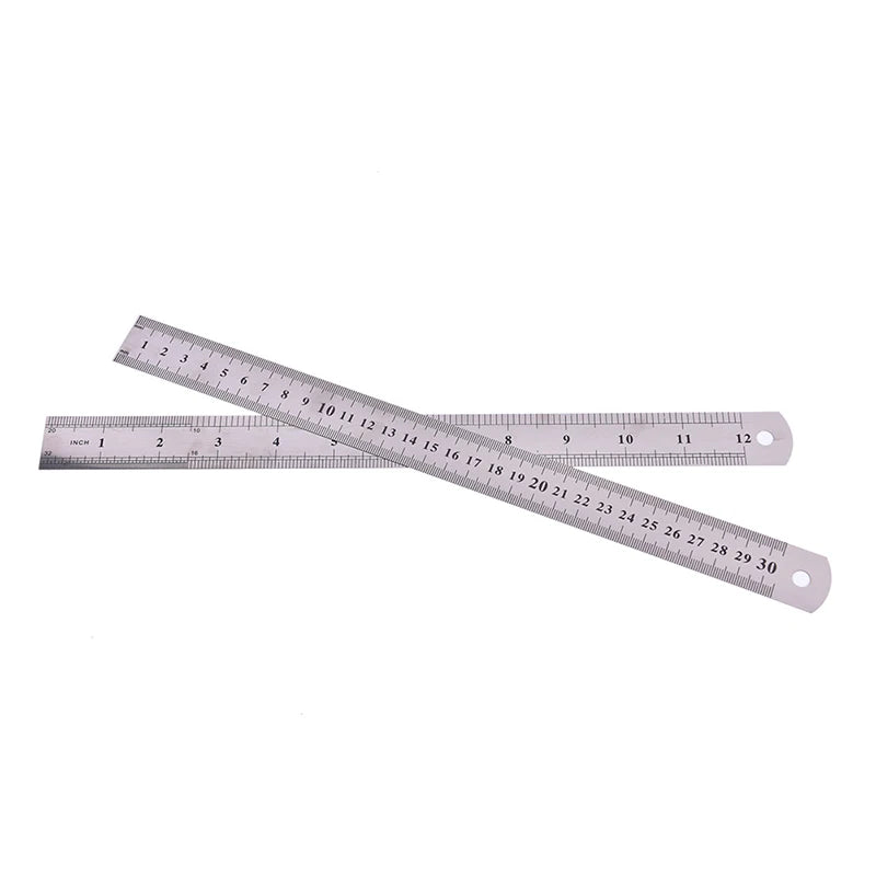 METAL RULER Stainless Steel Straight Edge Drawing Cutting Non Skid Qme