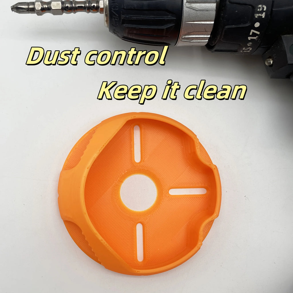 ‌Durable Plastic Drilling Dust Collector Efficient Construction Tool Cleaning Cover Accessory‌ Qme