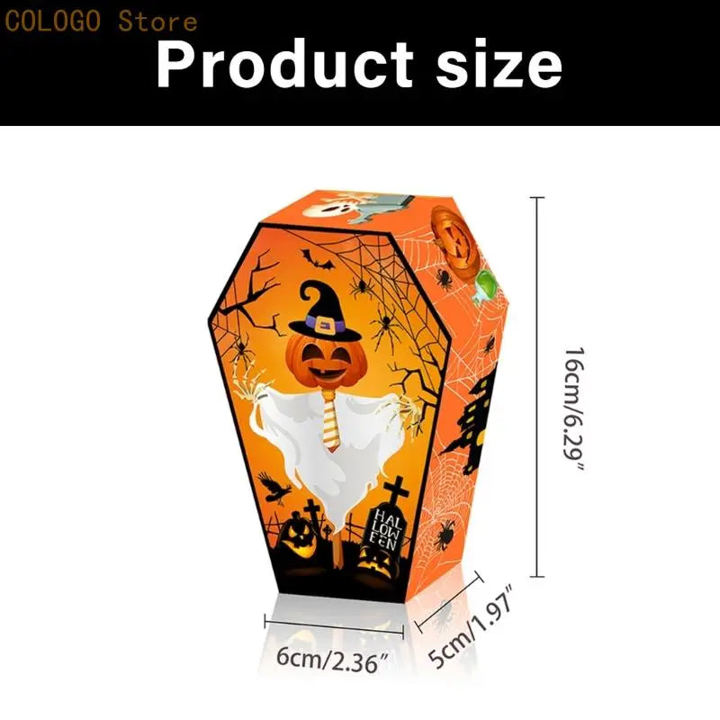 Halloween Themed Candy Packaging Boxes 250GSM Cardstock Party Qme