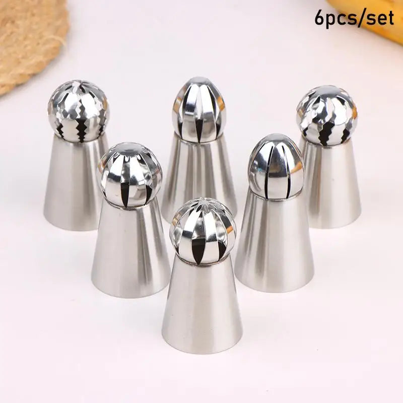 3 6 Cake Decorating Piping Tips Kitchen Nozzle Tools Homemade Qme 6Pcs