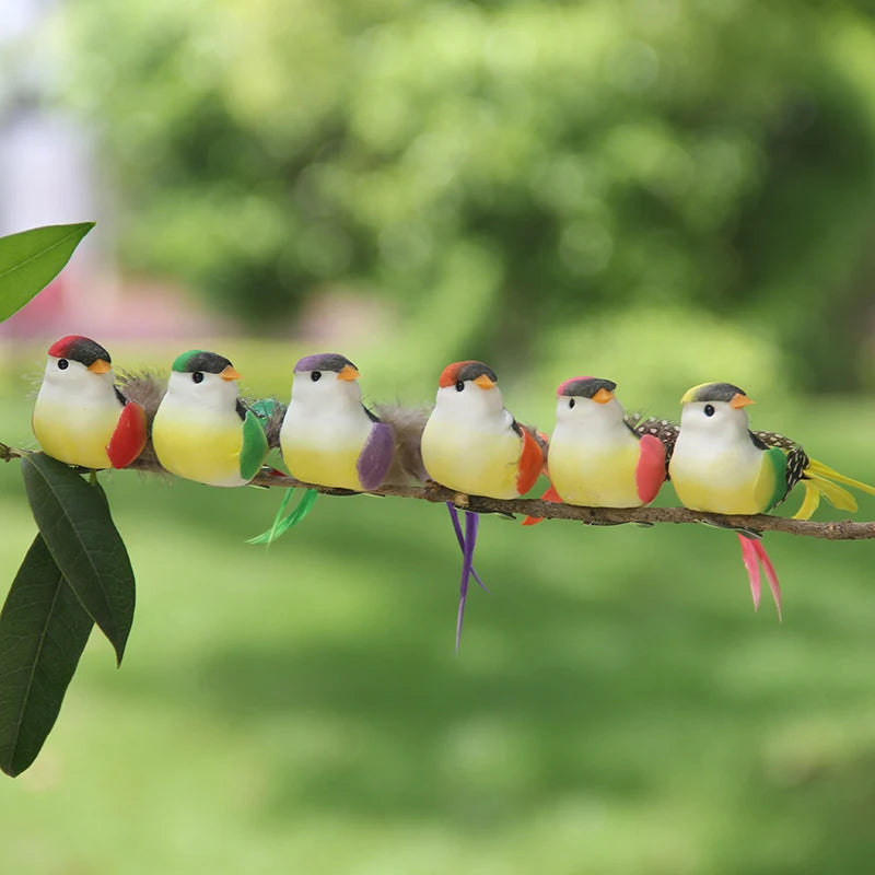 Swallow Tail Bird Clip Handmade Simulation Plant-decorated Artificial Qme