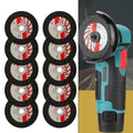 10pcs Resin Grinding Wheels 75mm For Angle Grinder Composite Corundum With Zirconium Abrasive Layer For Efficient Metal Cutting Qme Default Title