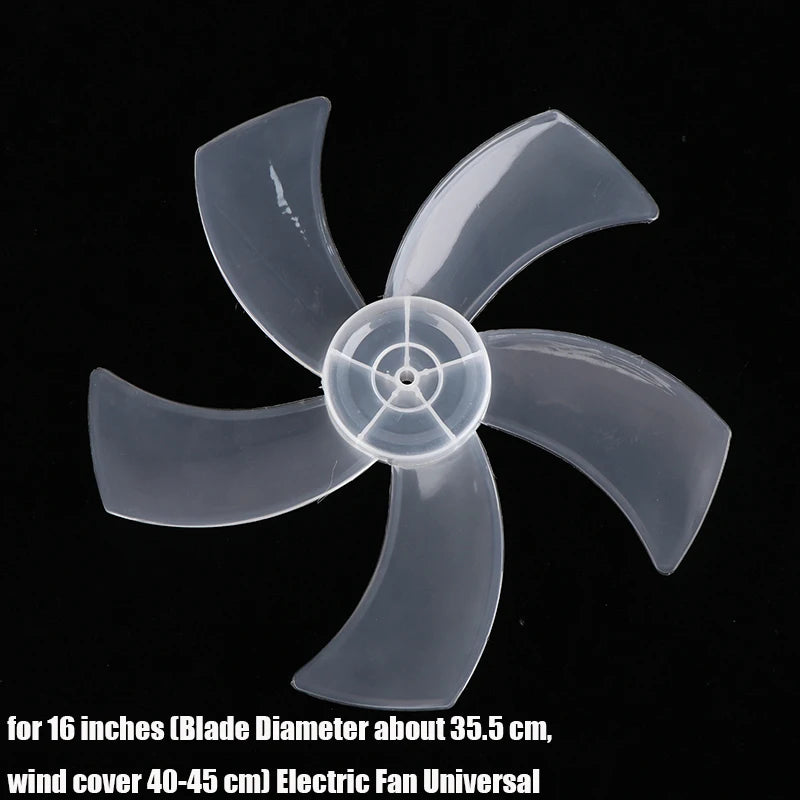 Large Wind Fan Blade Household Plastic Five Leaves Nut Cover Pedestal Qme