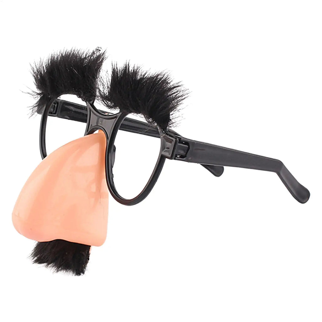 Halloween Glasses Clown Novelty Sunglasses Eyebrows Mustache Qme