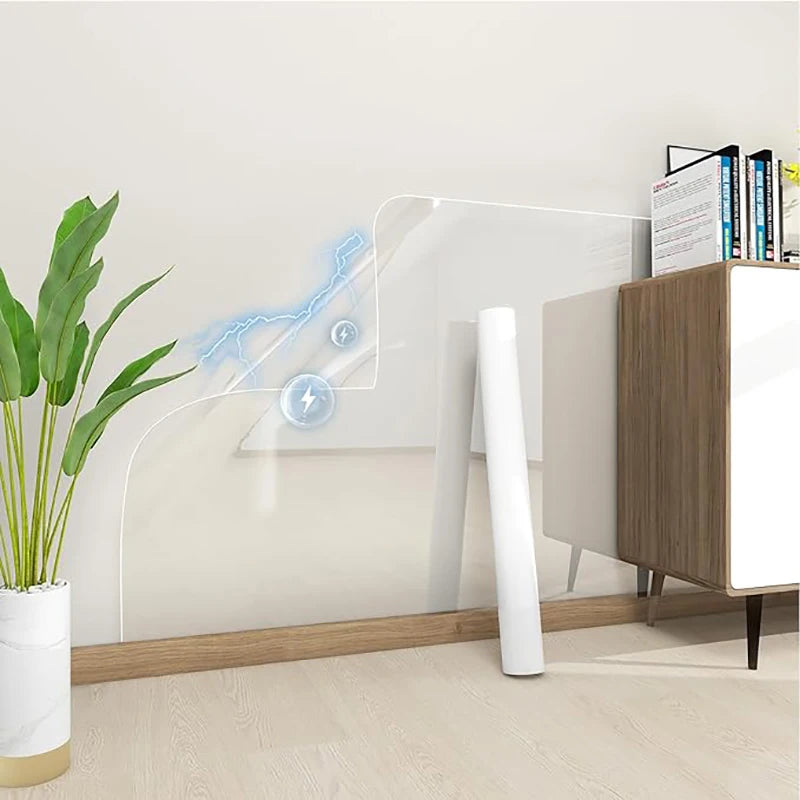 60CM Transparent Electrostatic Adsorption Stickers Waterproof and Oil Proof Wallpaper Without Adhesive Protective Film Qme