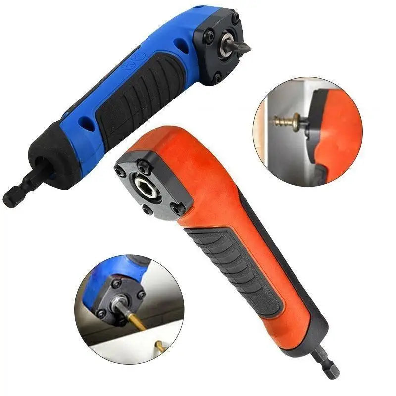 1/4 Inch Hex Right Angle Drill Adapter 90 Degree Extension Socket Holder Magnetic Screwdriver Bit Driver Attachment Tool Qme