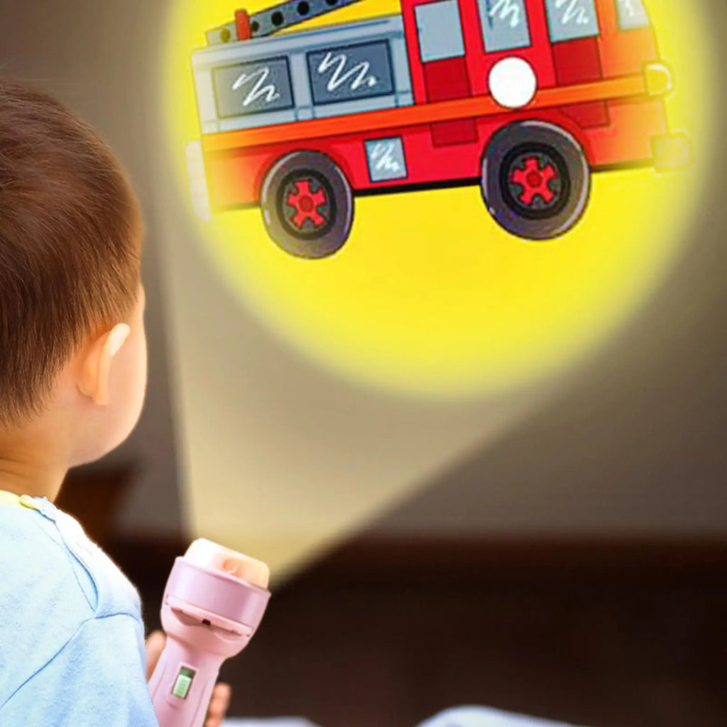 Kids Flashlight Projector 120 Patterns Projection Flashlights Fine Qme