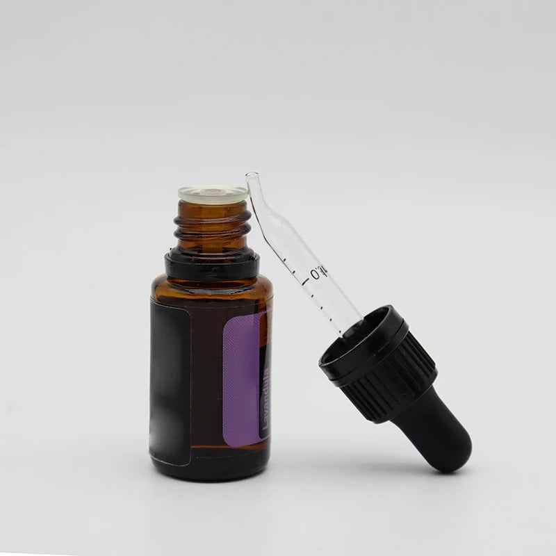 Glass Dropper Graduated Elbow Tip Essential Oil Dispensing Accessory Qme