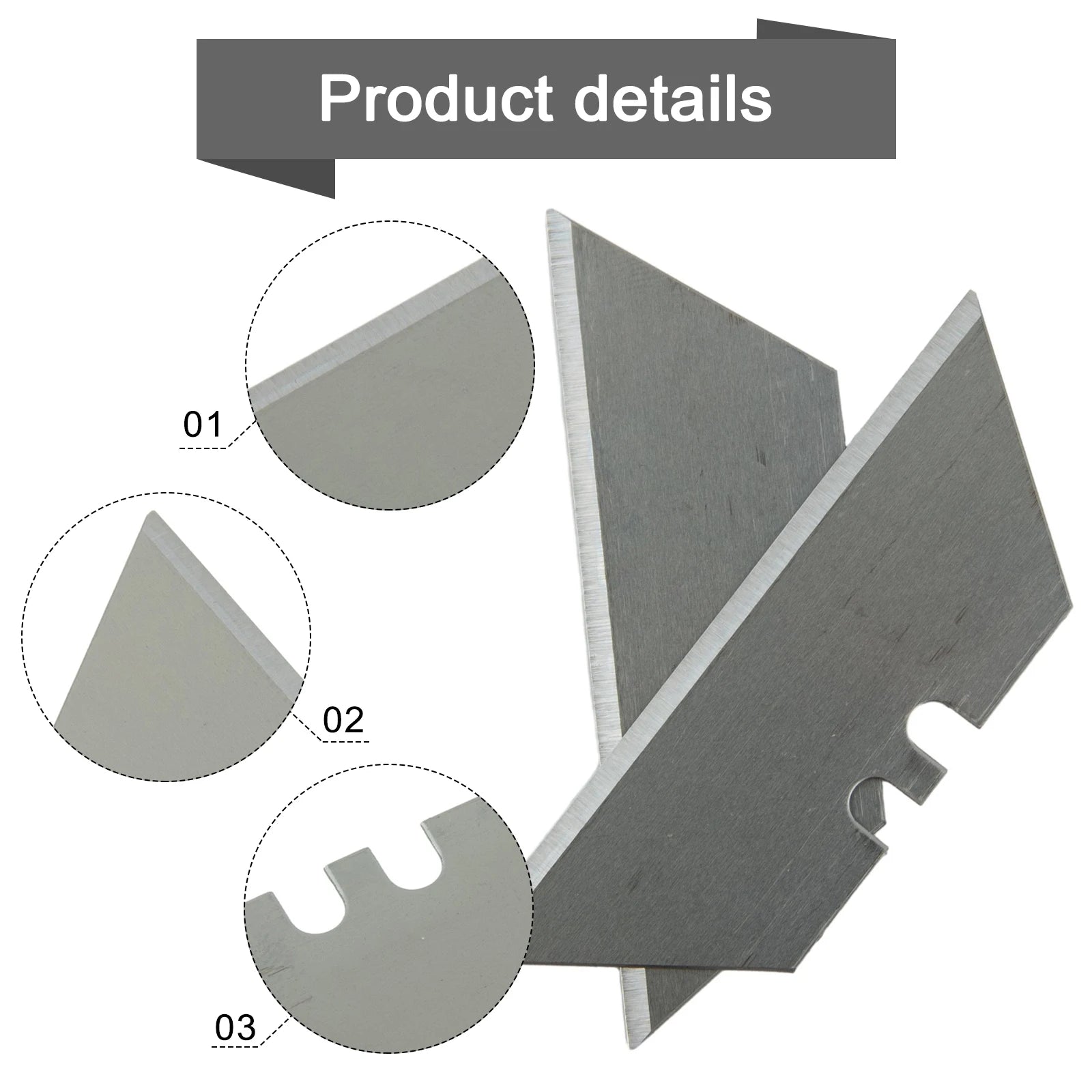 30 Pcs/Set Trapezoidal Blade Replacements Blade Carbon Steel Multifunction Engraving Craft Knives Blade Cutting Hand Tools Qme