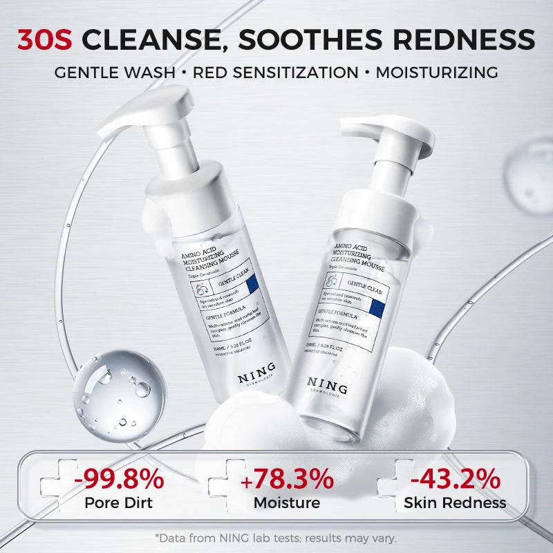 Amino Acid Cleansing Foam Sensitive Skin Hydrating Non-tightening Qme
