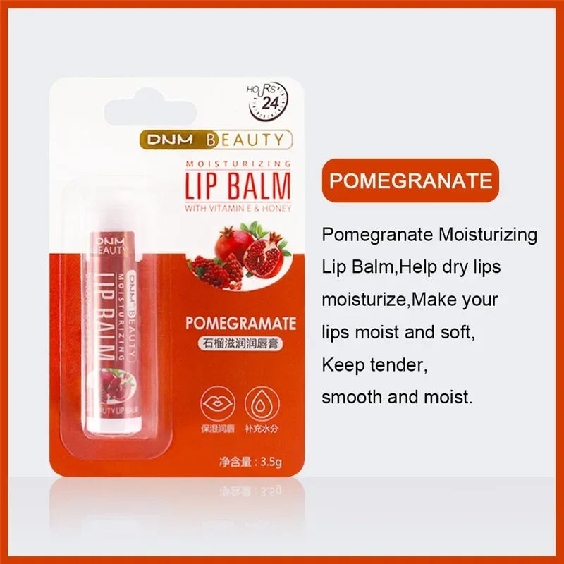 DNM 18 Colors Moisture Lip Balm Nourishes Lips Reduce Lip Lines Long-Lasting Natural Aloe Lipstick Anti Aging Lip Care Lipstick Qme 3