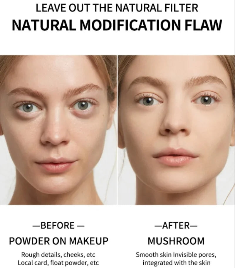 Air Cushion CC Cream Mushroom Head Puff Moisturizer Concealer Qme
