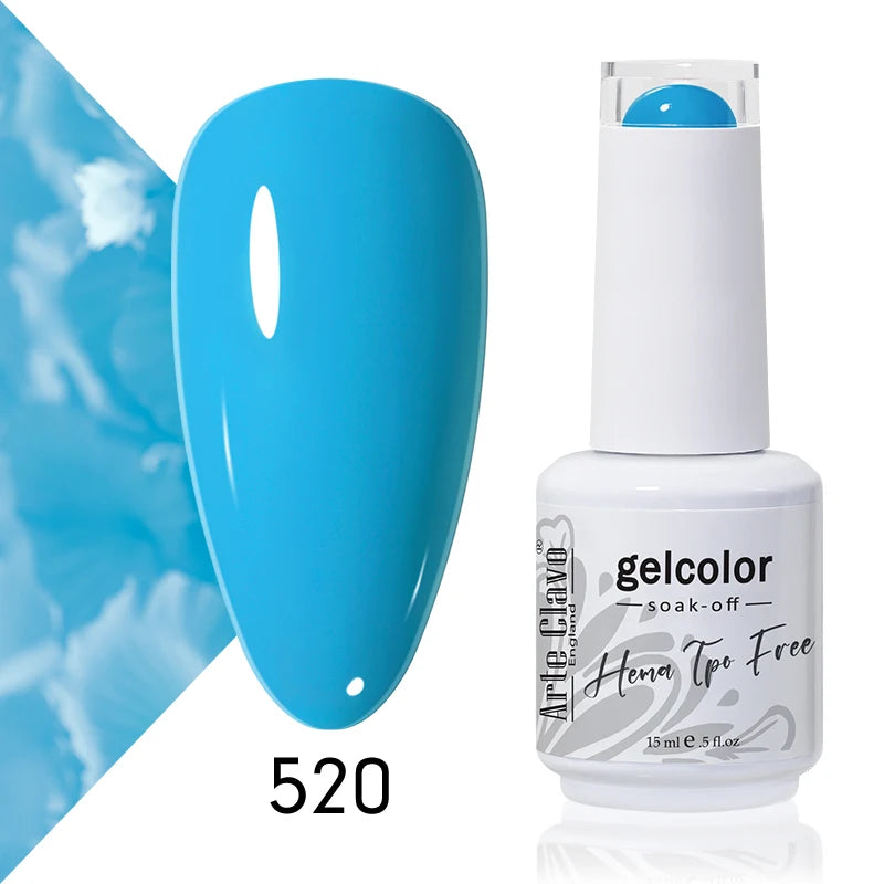 Arte Clavo Colourful Gel Nail Polish Art Varnishes Macaron Semi