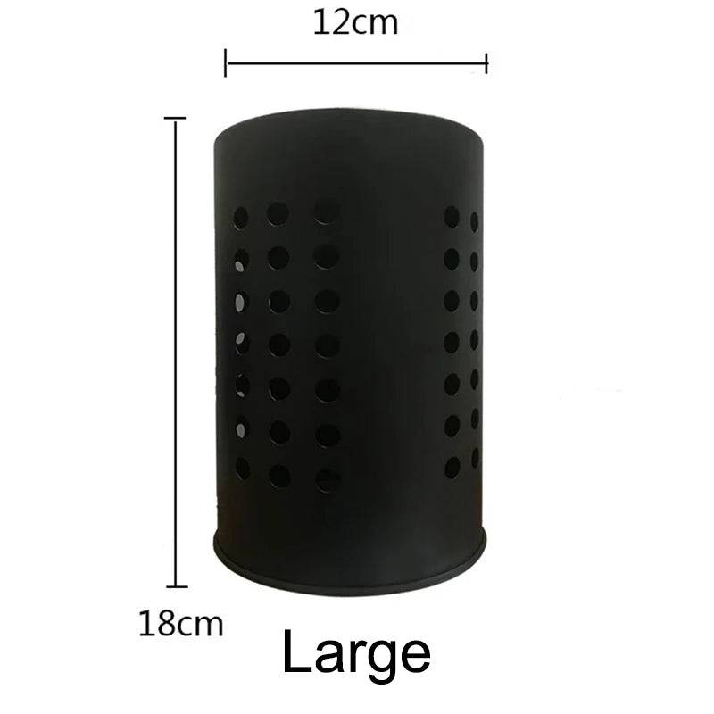 Stainless Steel Chopsticks Tube Tableware Bucket High-capacity Qme b1