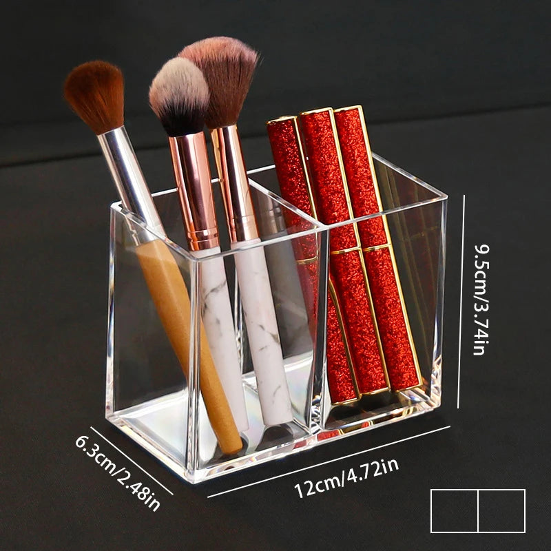 Pencil Brush Holder Organizer Containers Storage Box Cosmetics Makeup Qme