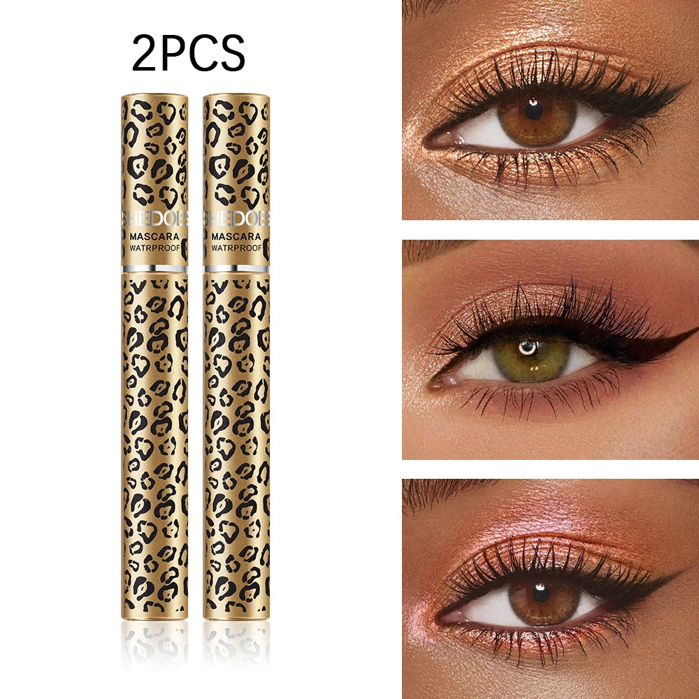Black Eye Durable Waterproof Natural Curling Eyelashes Not Easy Qme 2PCS