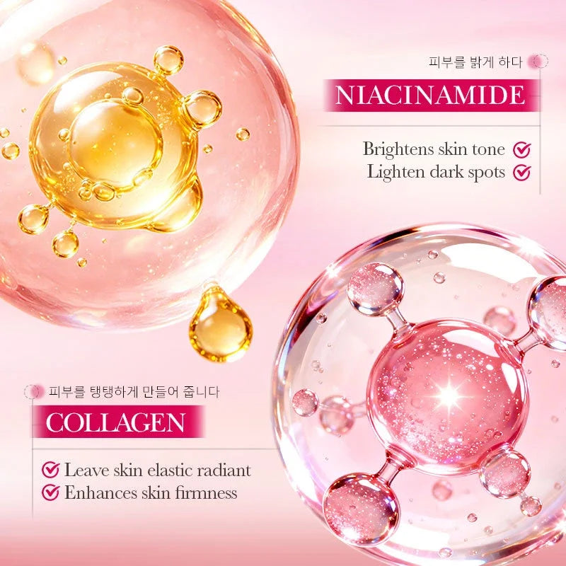 Salmon Pink Peptide Collagen Egg Essence Multi Fade Dull Deeply Qme