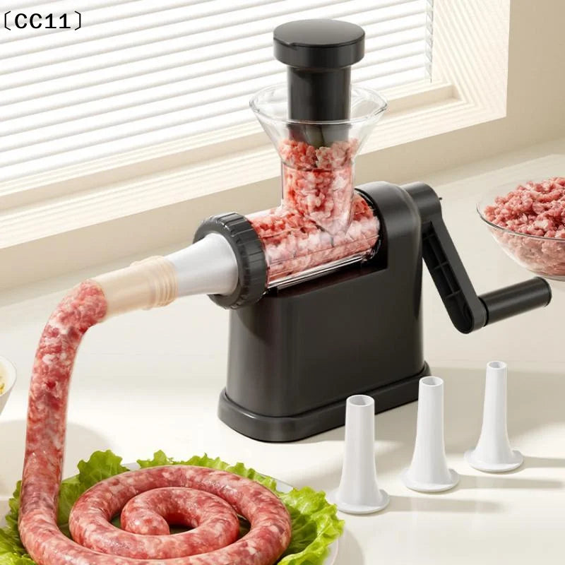 Manual Sausage Stuffing Machine Sausages Stuffer Syringe Gadgets Meat Qme