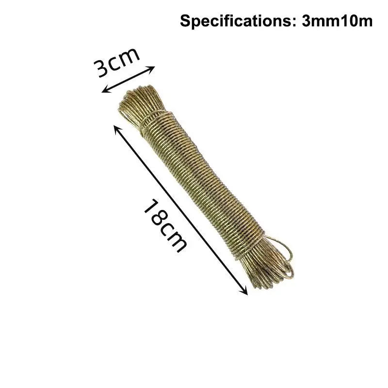 Portable Clothesline 10 20 30 50M Garden Camping Travel Clothes