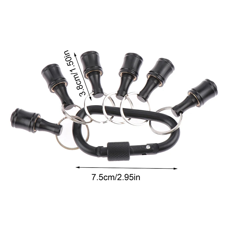 Keychain Adapter Drill Bits Change Screw Bit Holder 1 Hex Screwdriver Qme