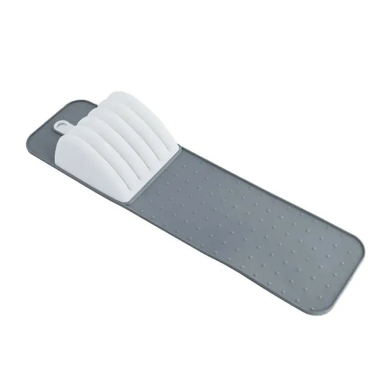 Home Tools Premium Knifes Holder Organization Soft-grip 5 11 Slots Qme S Gray