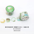 Kawaii Cartoon 30mm*3m PET Tape - Creative DIY Masking Tapes for Journaling Gadget Wrapping Collage Scrapbooking School Statione Qme A1 3m per roll