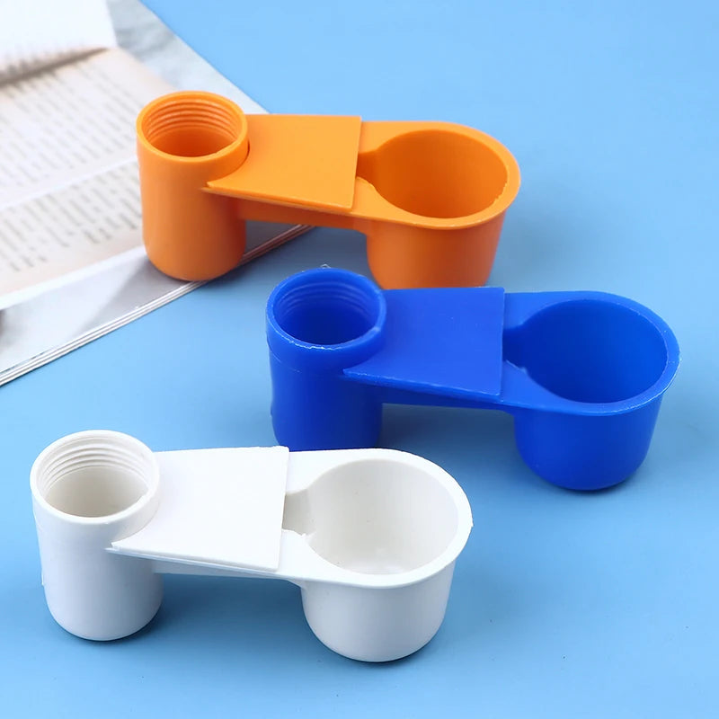 Cat Chicken Pigeon Parrot Hamster Double Nozzle Water Guide Bird Qme