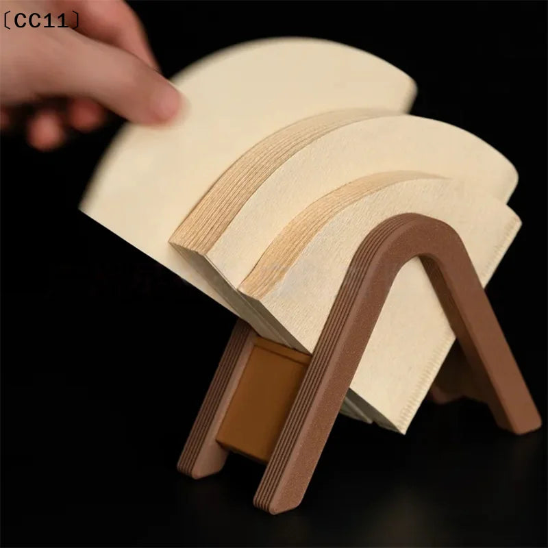 Coffee Filter Paper Holder Tissue Countertop Storage Rack Qme