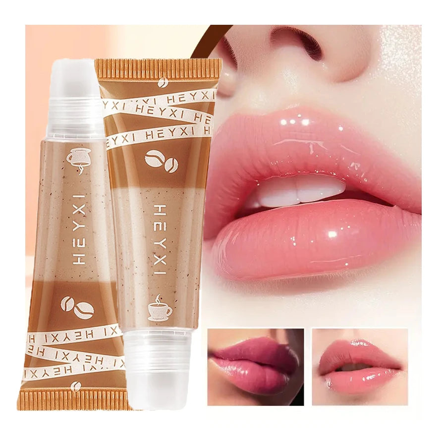 Coffee Lip Moisturizing Scrub Hydrating Water Locking Brightening Qme 2pcs