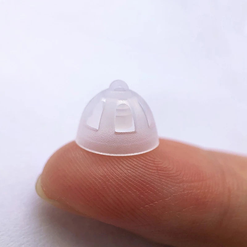 Replaceable Silicone Open-fit Ear Tips Hearing Aids White Qme