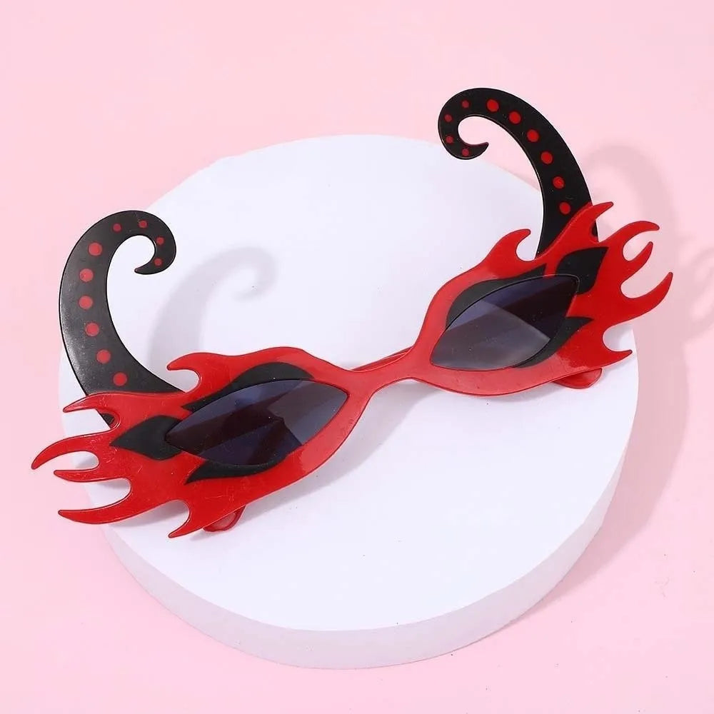 Skeleton Hand Halloween Party Sunglasses Spider Web Dark Lenses Funny Qme Style 3