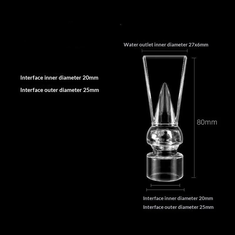 Rotating Water Outlet Return Pipe Connector Plumbing Fitting Acrylic Qme A6